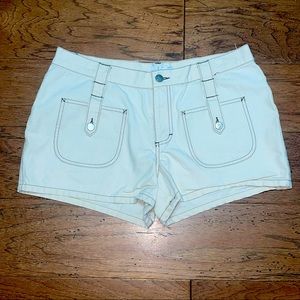 ~Women Calvin Klein Jean shorts Cotton\\ Cream color size 13 ~